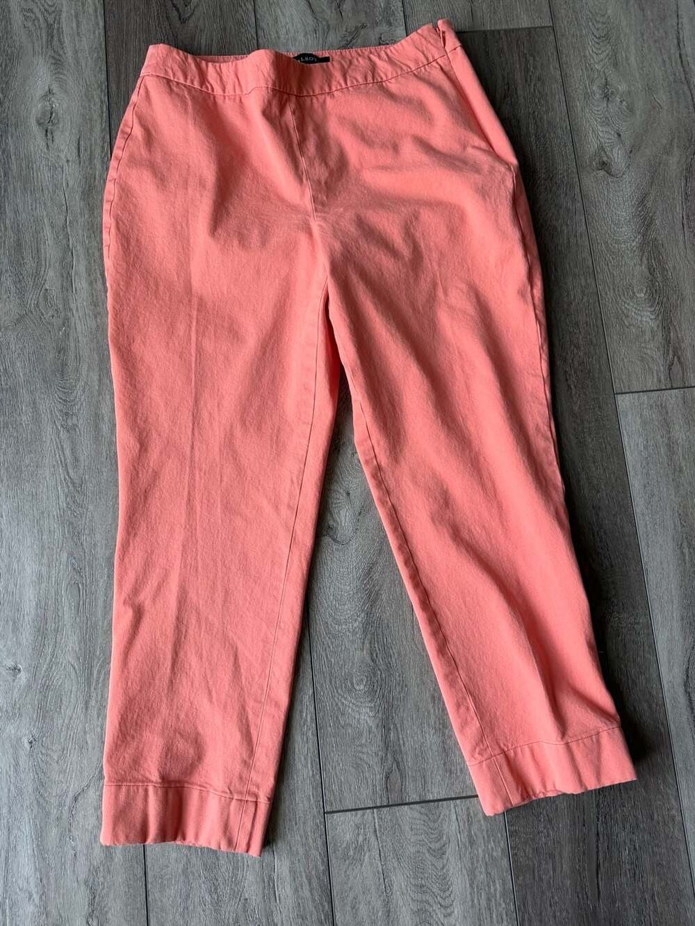 Talbots Chatham Ankle Curvy Pants Size 8 Pink Coral